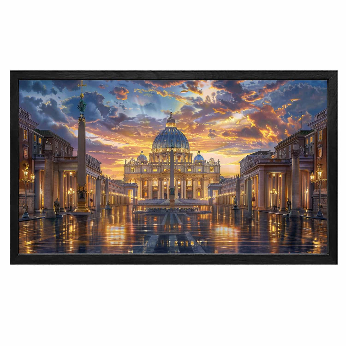 Temple Of God Canvas Art