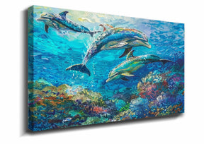 Dolphin Canvas Art
