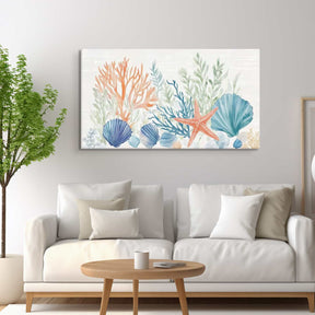 Coral Canvas Art
