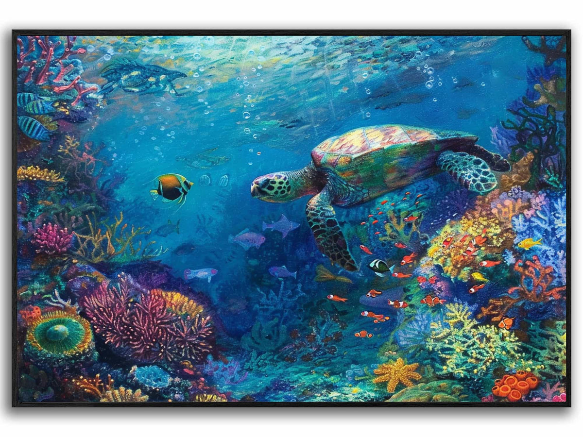 Sea Turtle Canvas Art