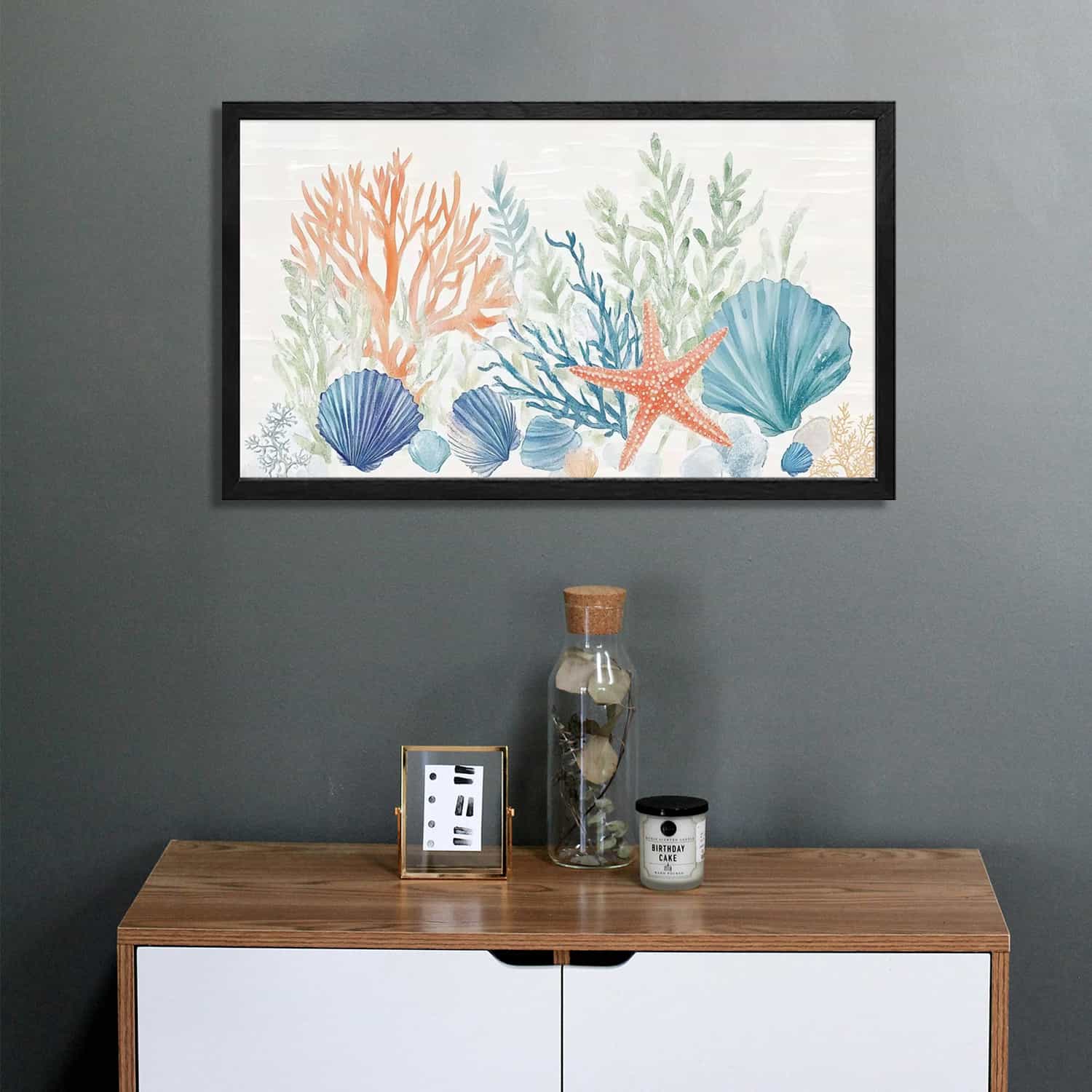 Coral Canvas Art