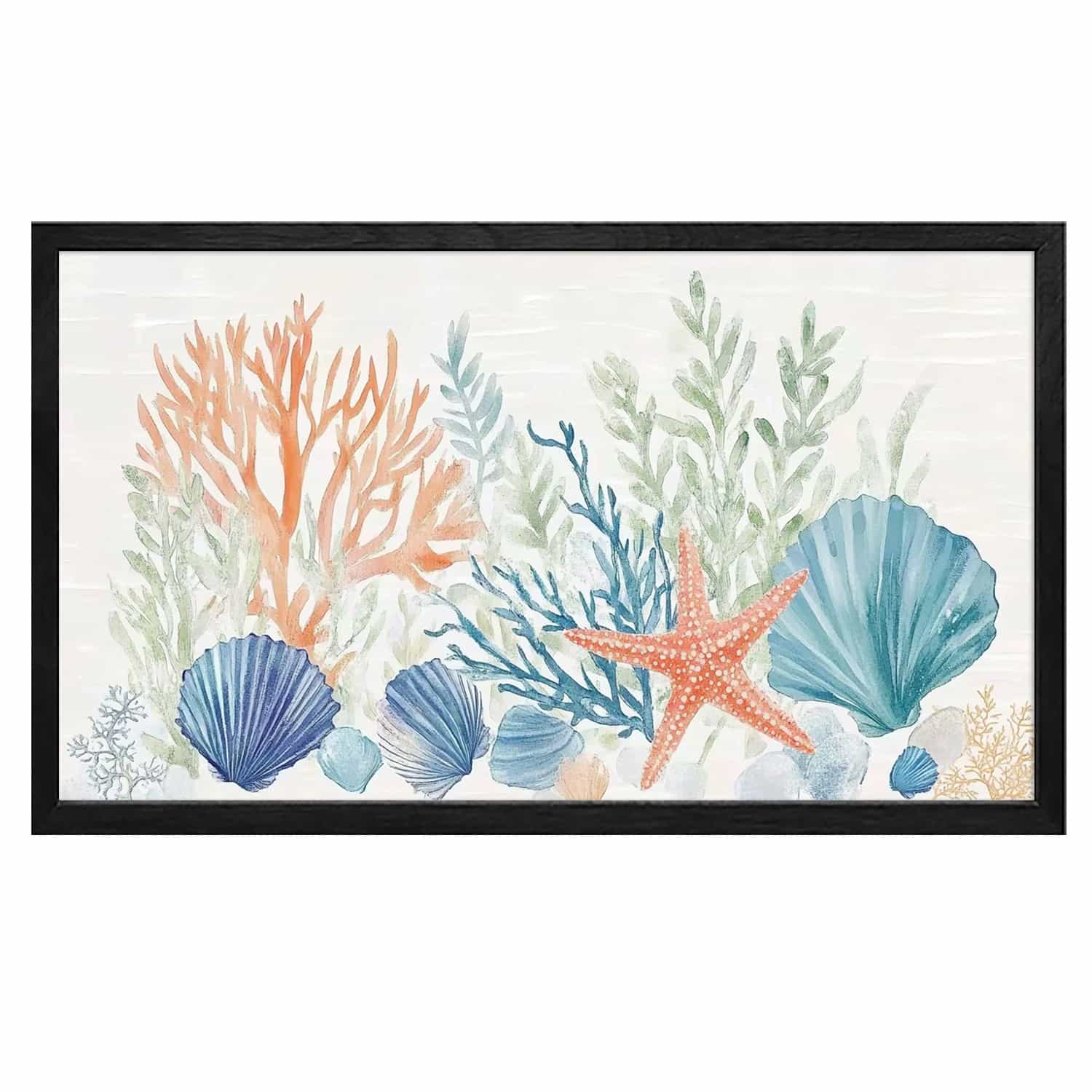 Coral Canvas Art