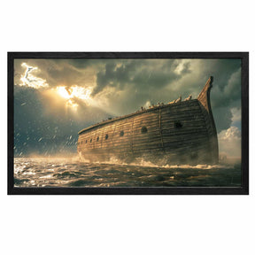Noah Ark At Sea Canvas Art