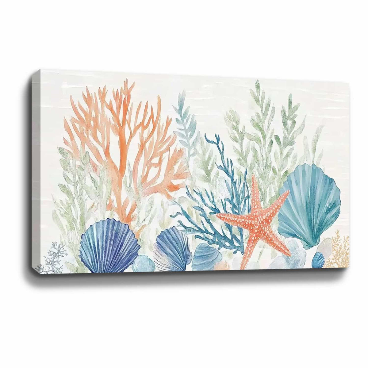 Coral Canvas Art