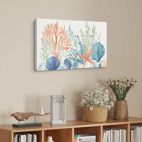 Coral Canvas Art