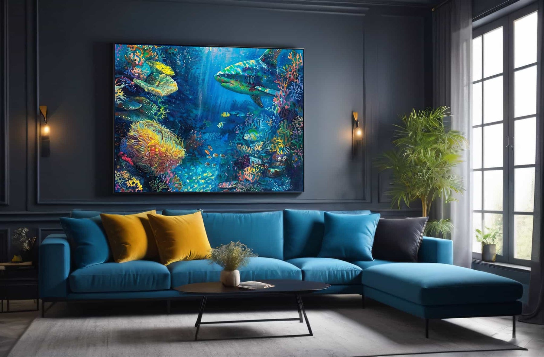 Shark Canvas Art