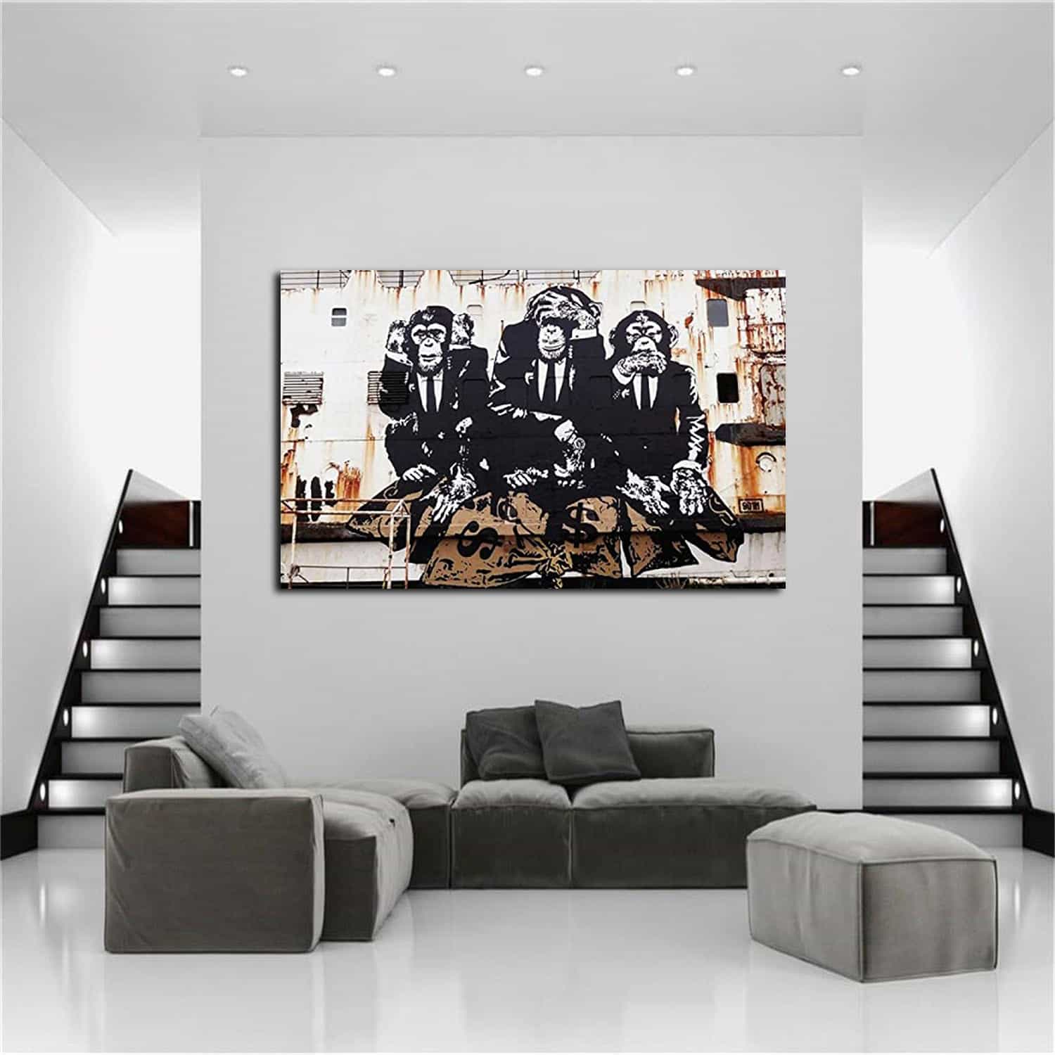 Wise Monkey Canvas Art
