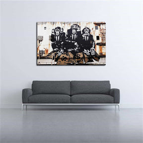 Wise Monkey Canvas Art