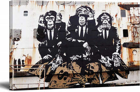 Wise Monkey Canvas Art