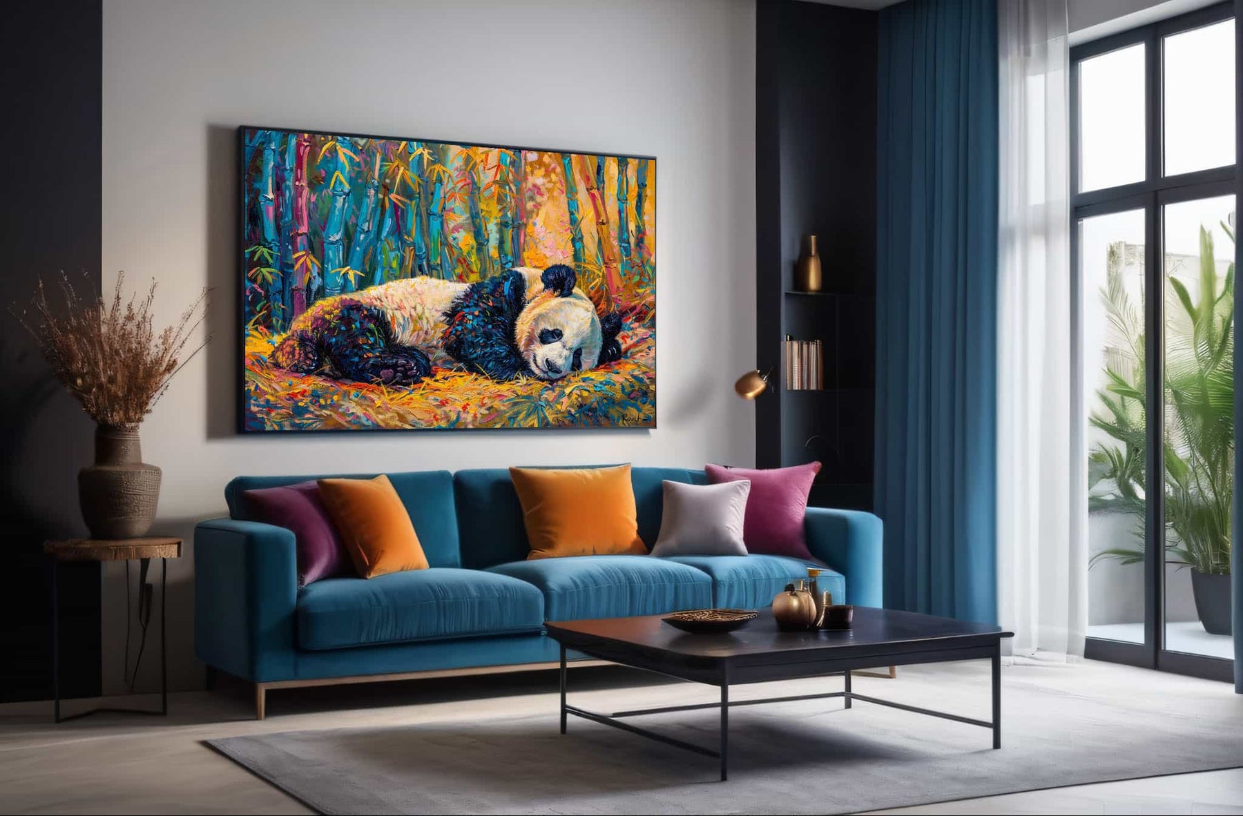 Panda Canvas Art