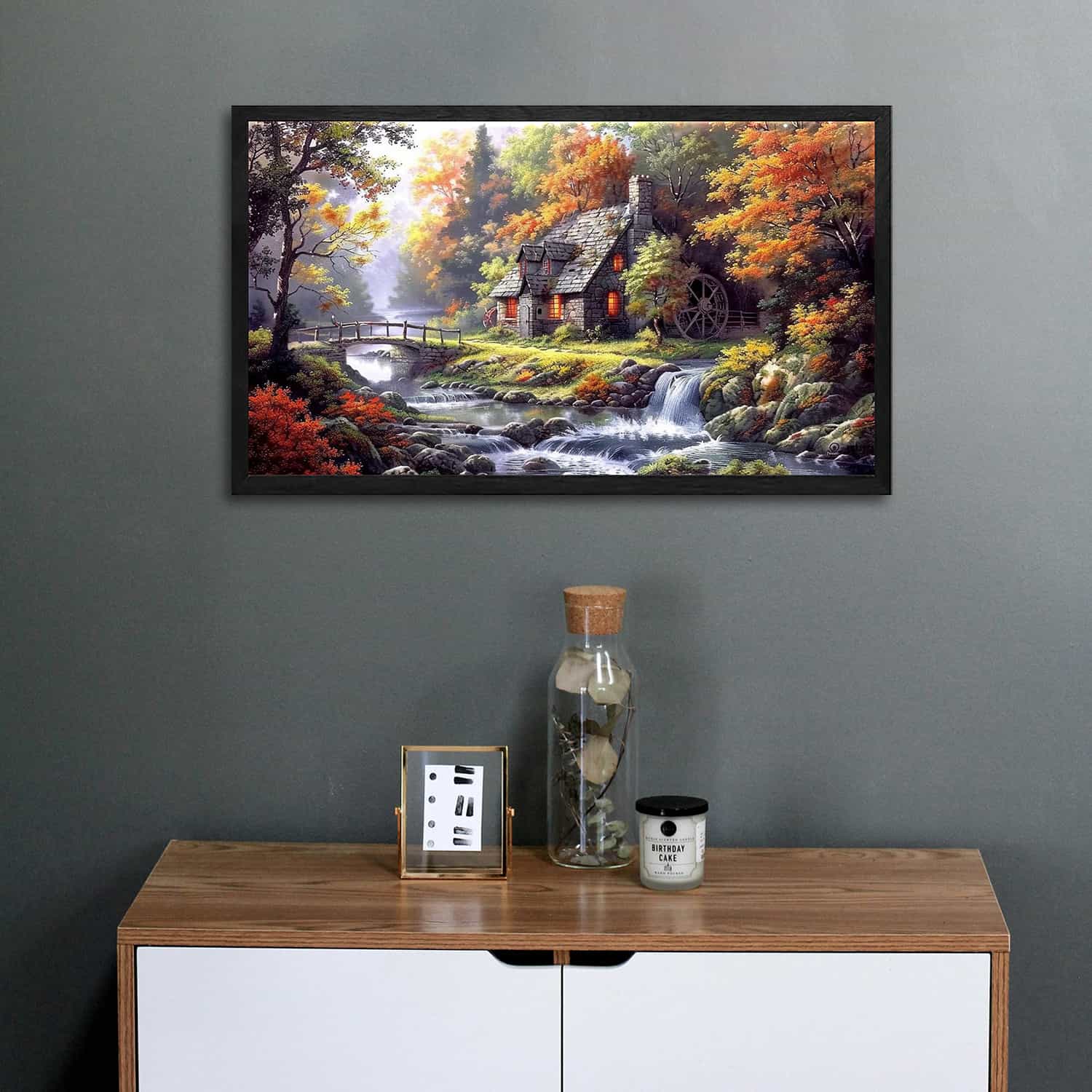 Cobblestone Mill Canvas Art