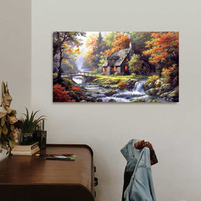 Cobblestone Mill Canvas Art