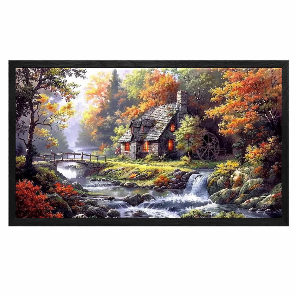 Cobblestone Mill Canvas Art