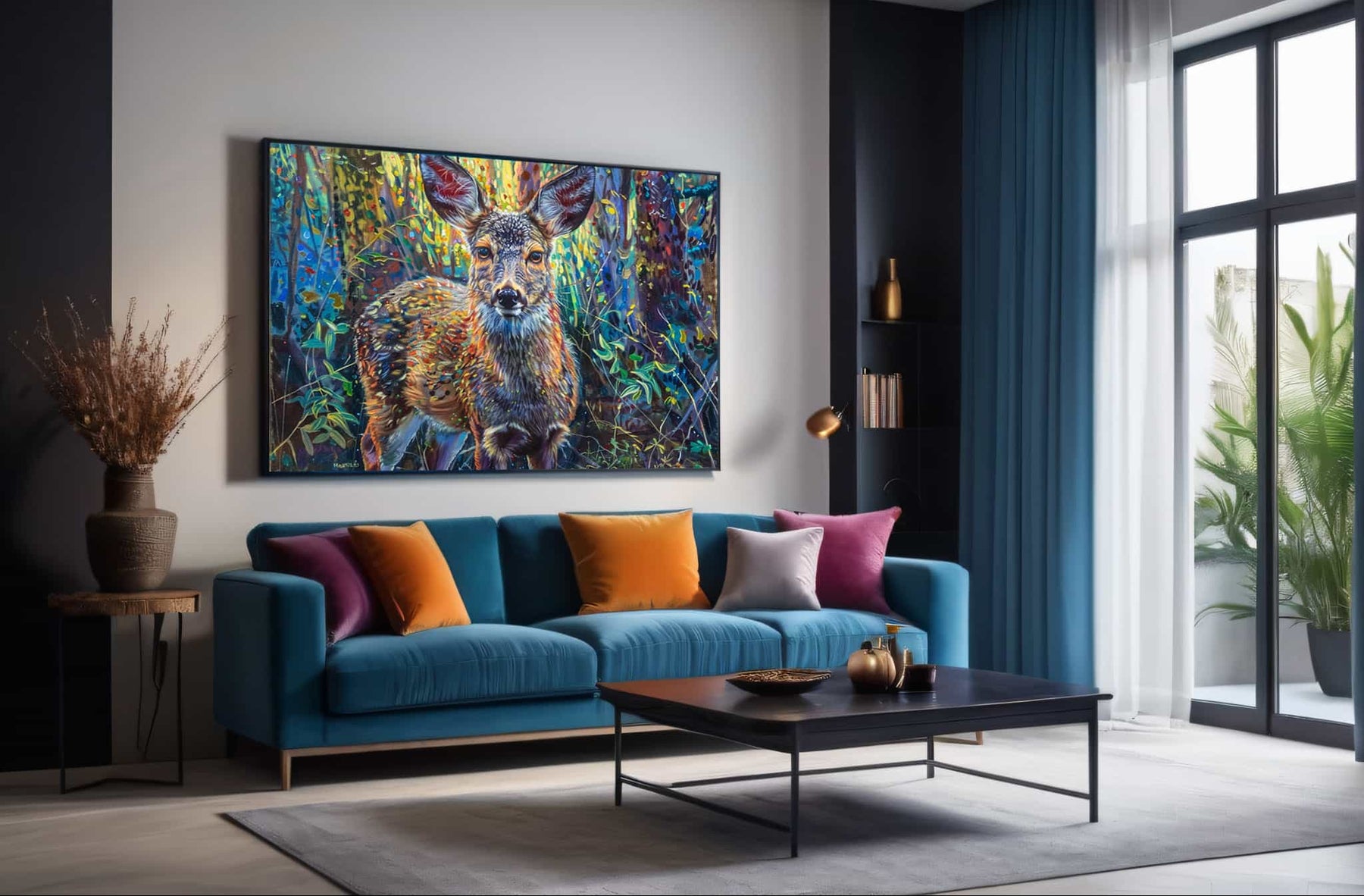 Deer Canvas Art