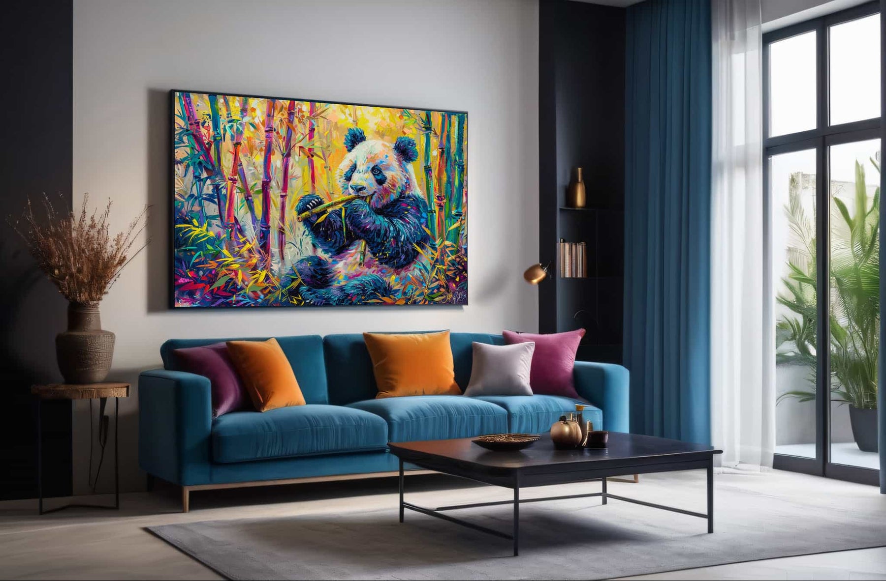 Panda Canvas Art