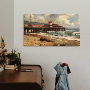 A View From Cannery Row Canvas Art