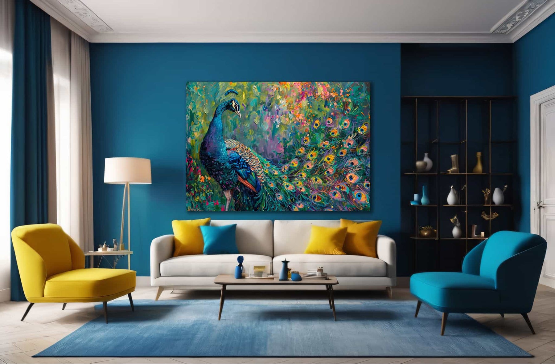 Peacock Canvas Art
