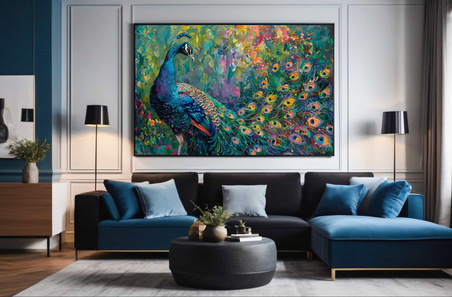 Peacock Canvas Art