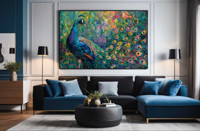 Peacock Canvas Art