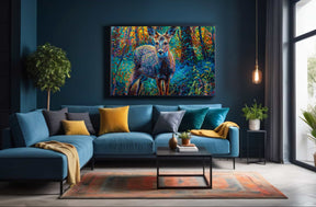 Deer Canvas Art