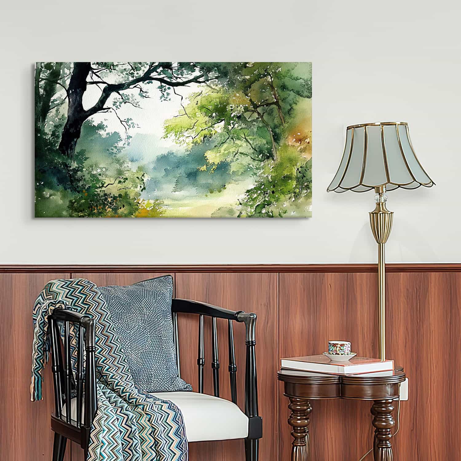 Wild forest Canvas Art