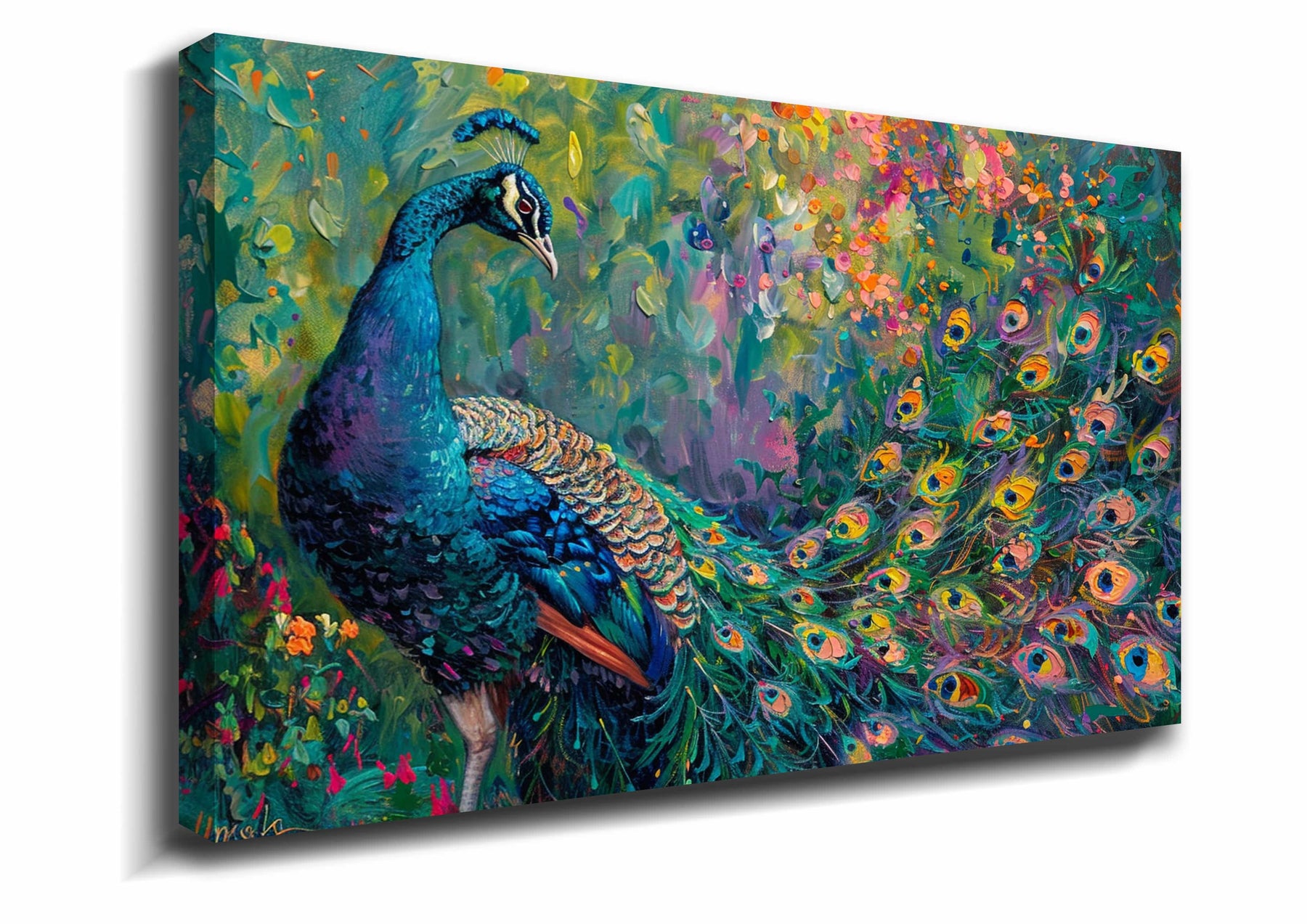 Peacock Canvas Art