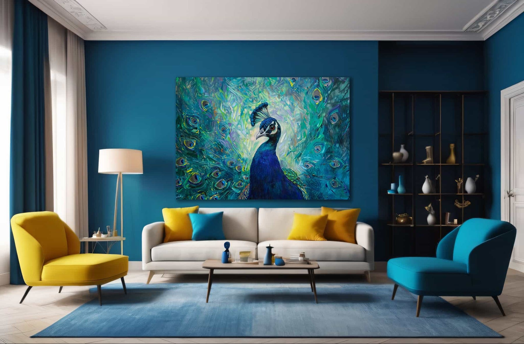 Peacock Canvas Art