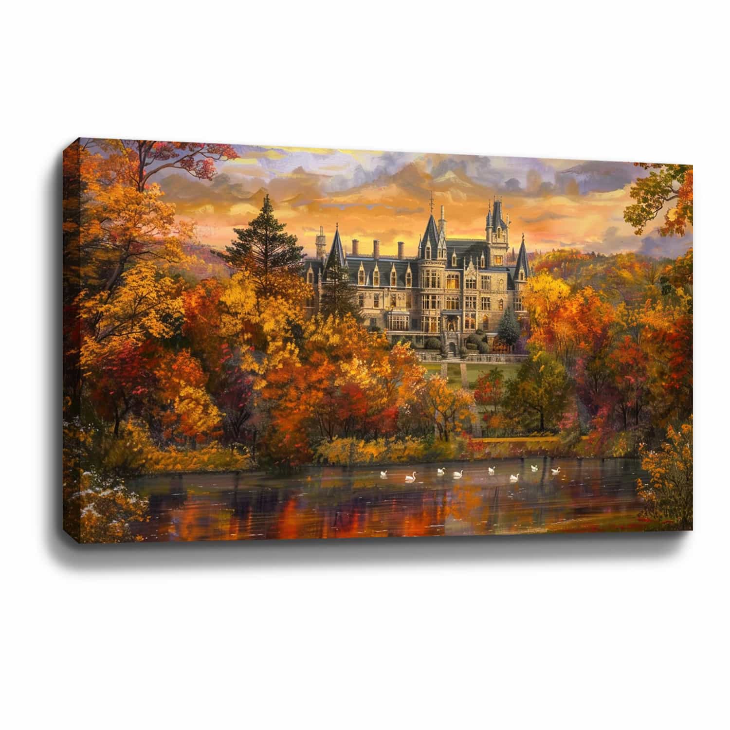 Autumn Palace Canvas Art