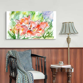 Red Fox Canvas Art