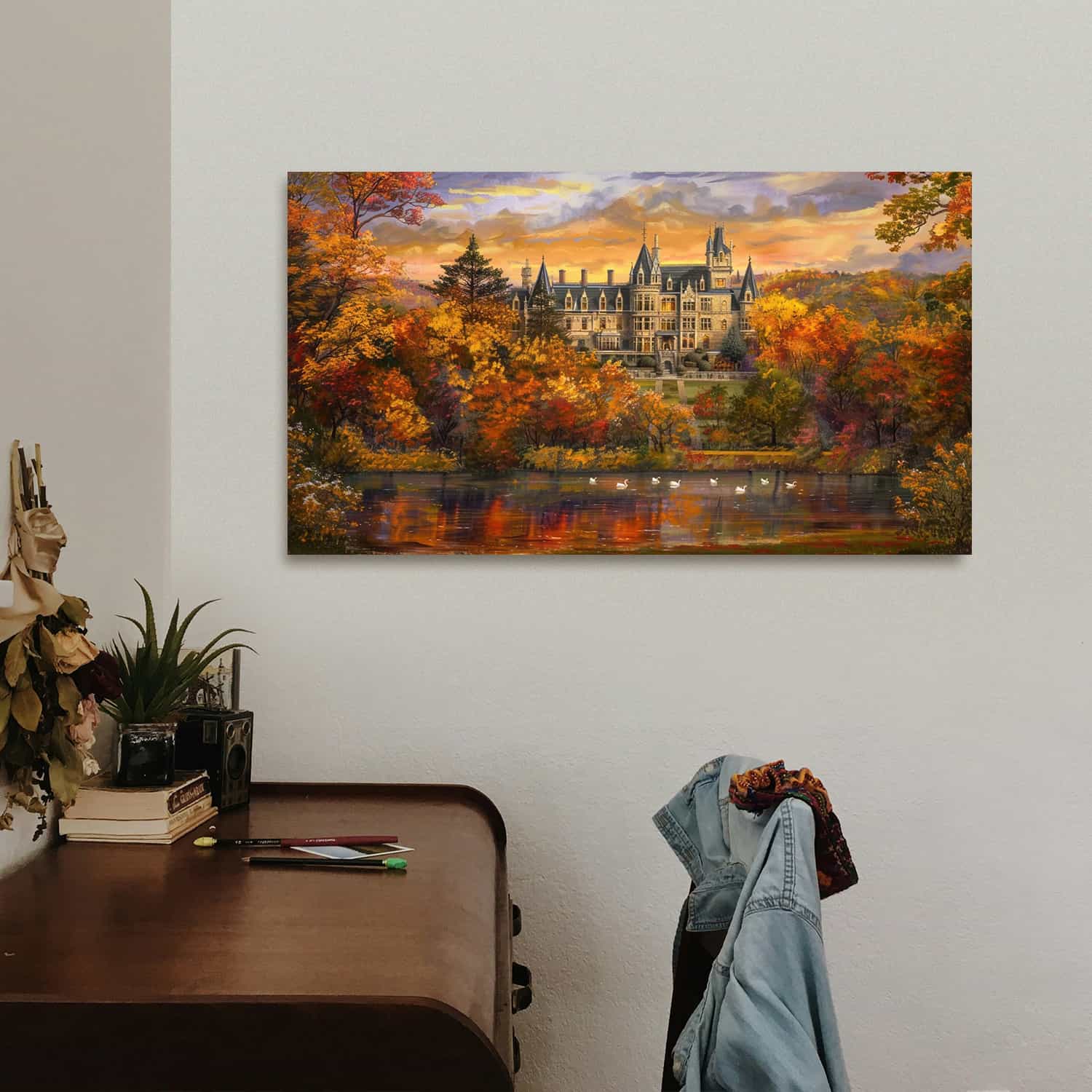 Autumn Palace Canvas Art