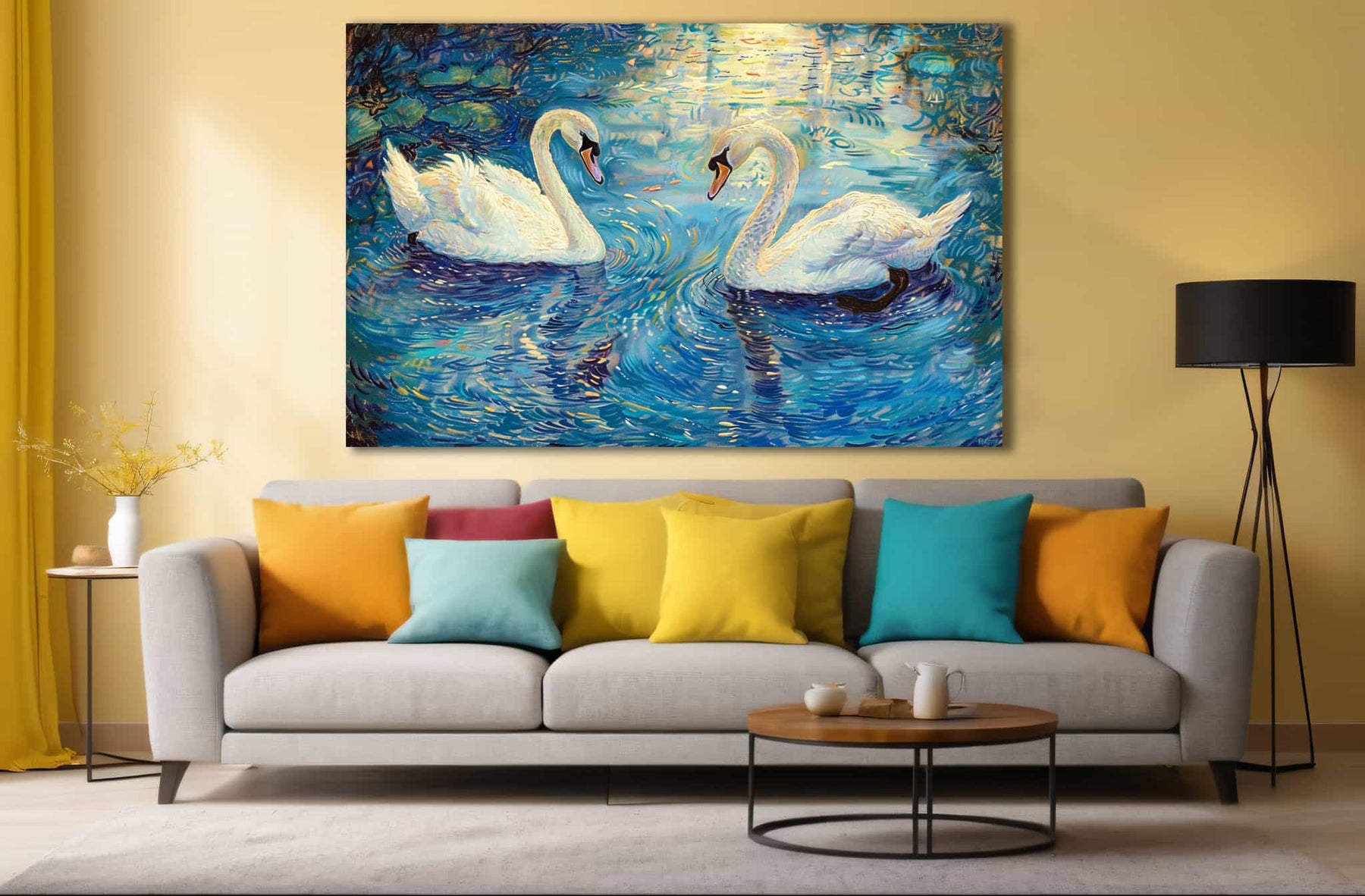 Swan Canvas Art