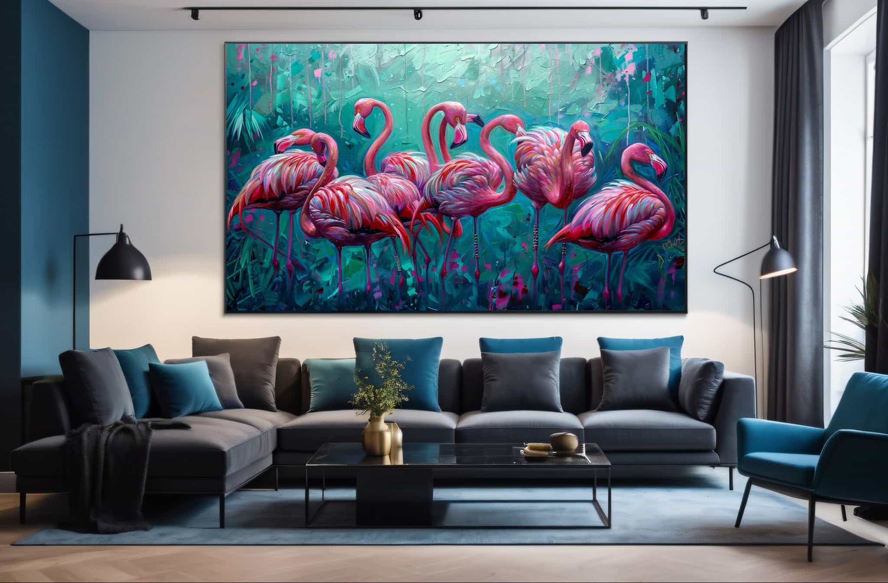 Flamingo Canvas Art