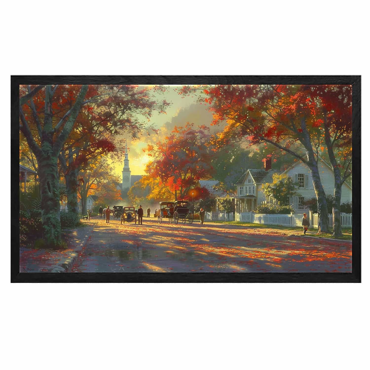 Autumn on Mackinac Island Canvas Art