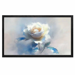 White Rose Canvas Art