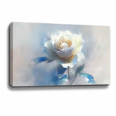 White Rose Canvas Art