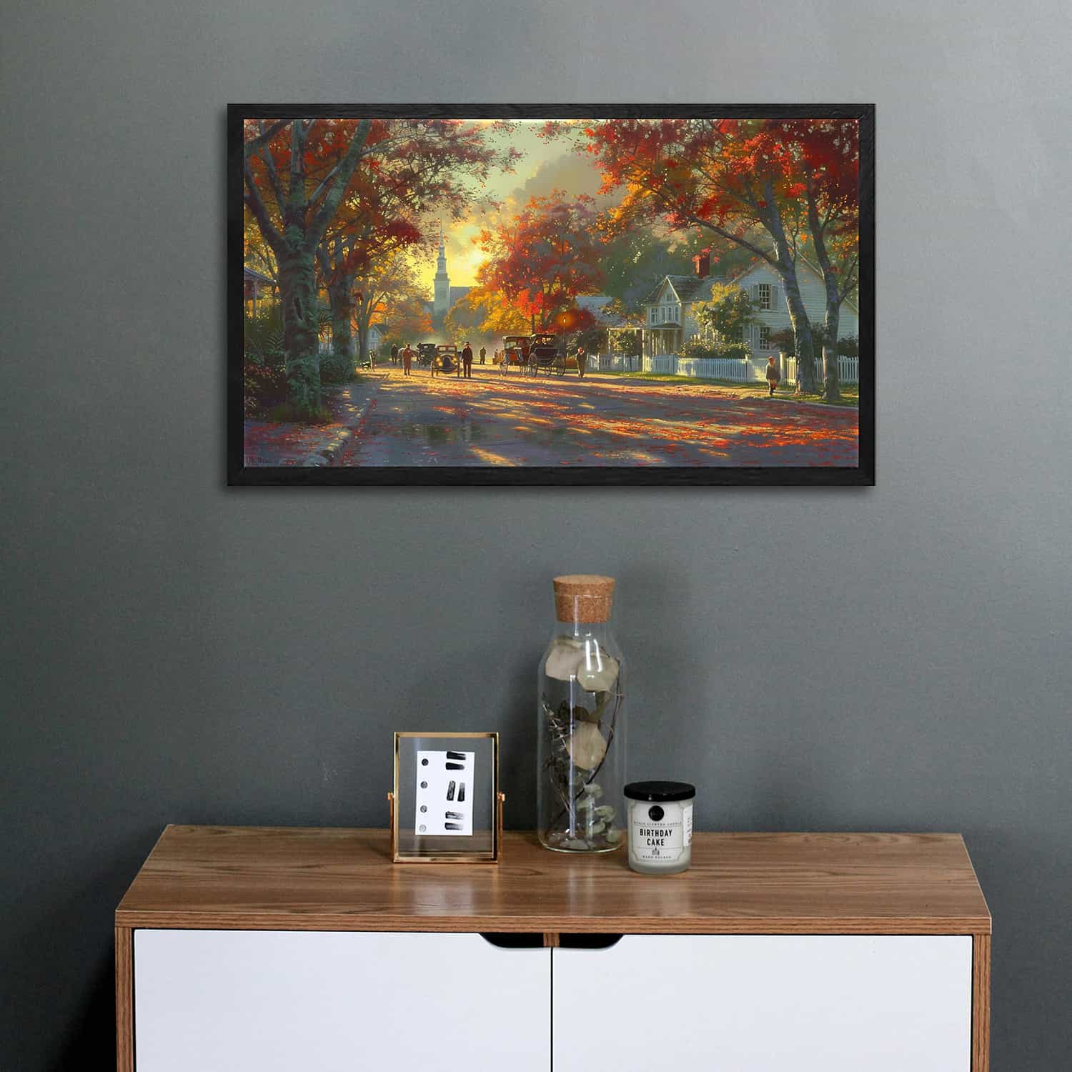 Autumn on Mackinac Island Canvas Art