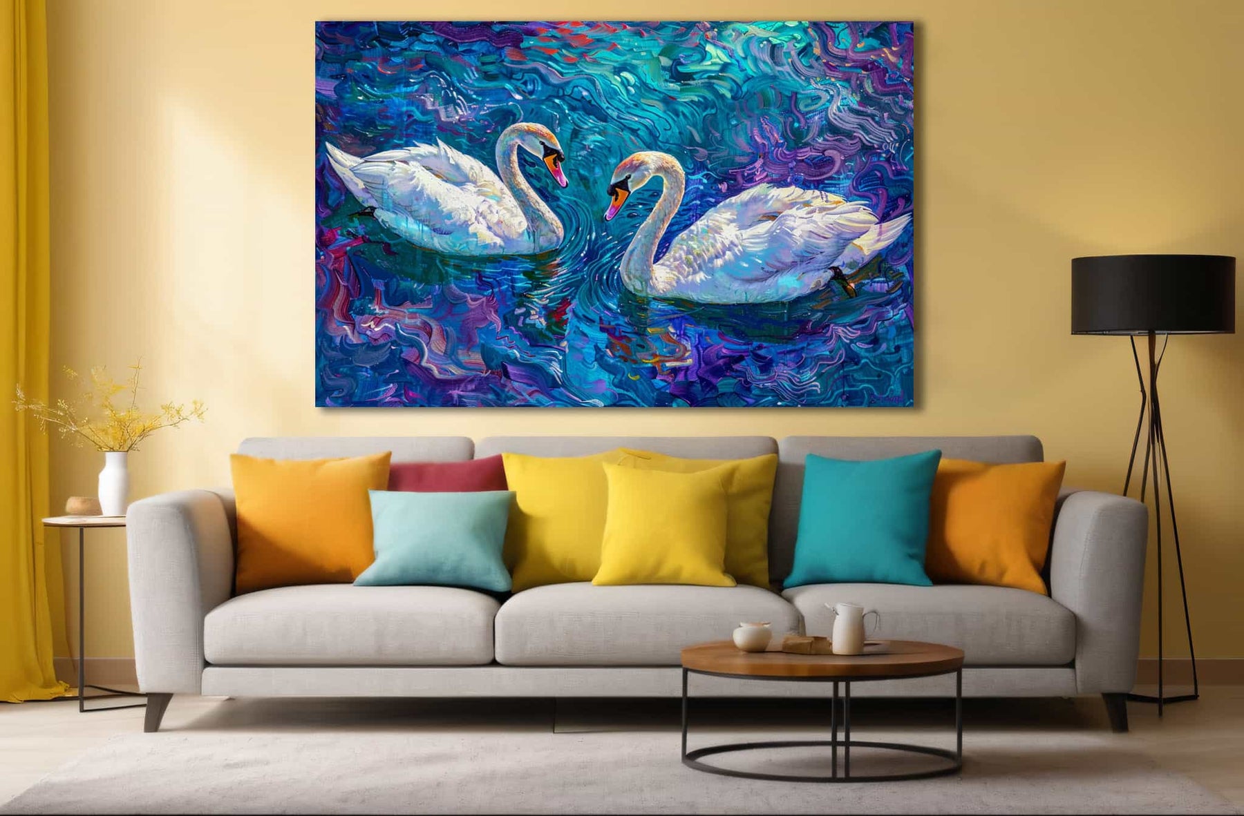 Swan Canvas Art