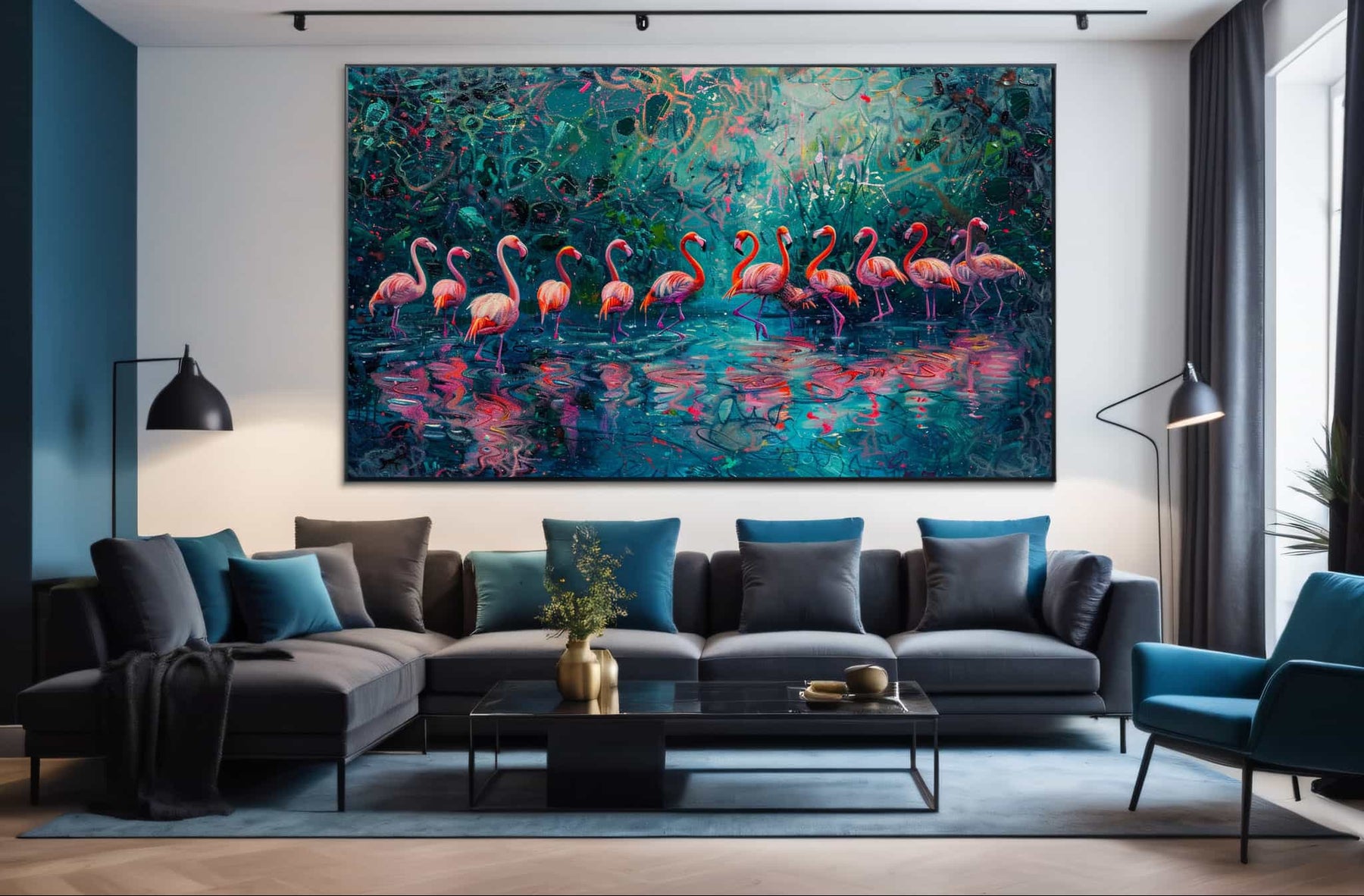 Flamingo Canvas Art