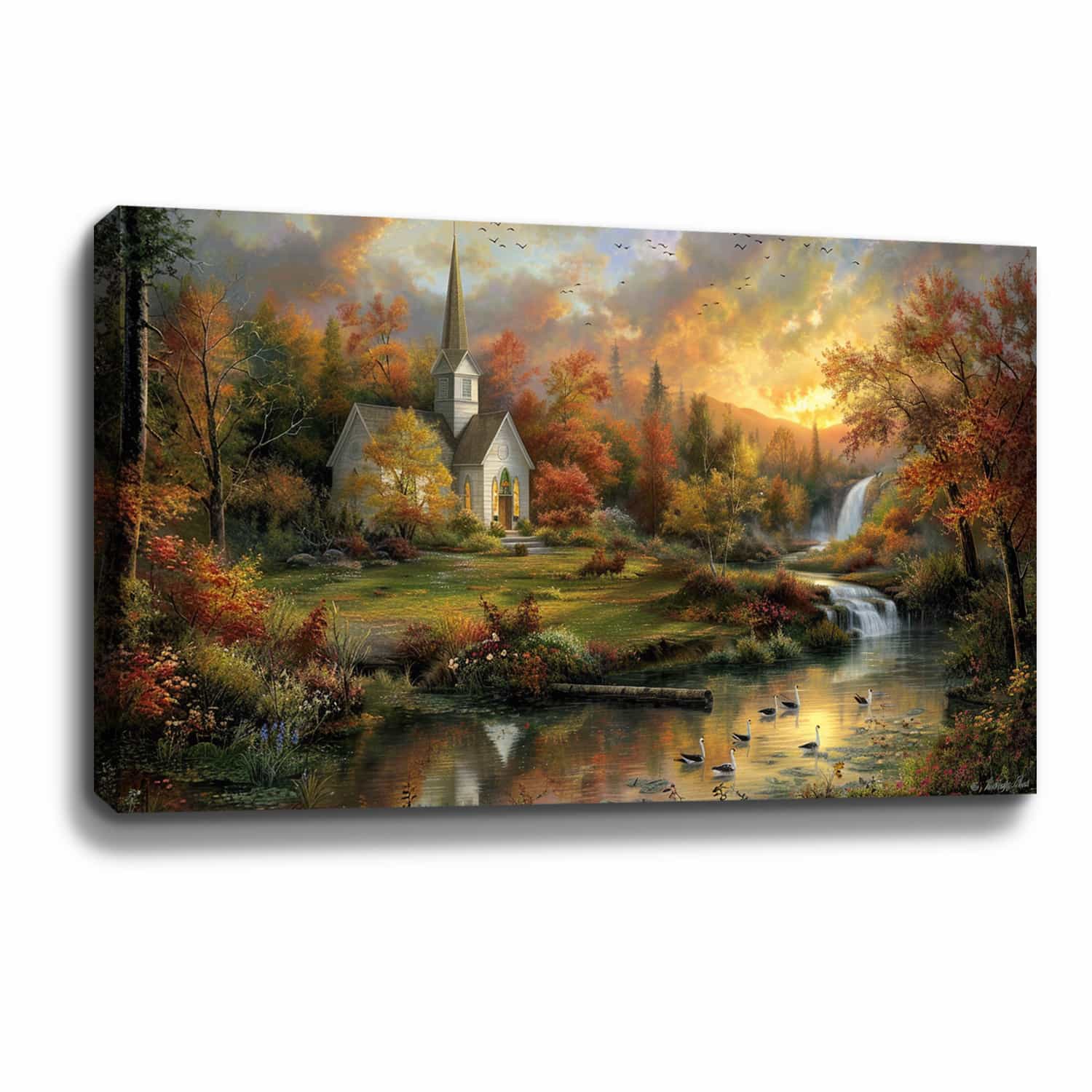 Village Canvas Art