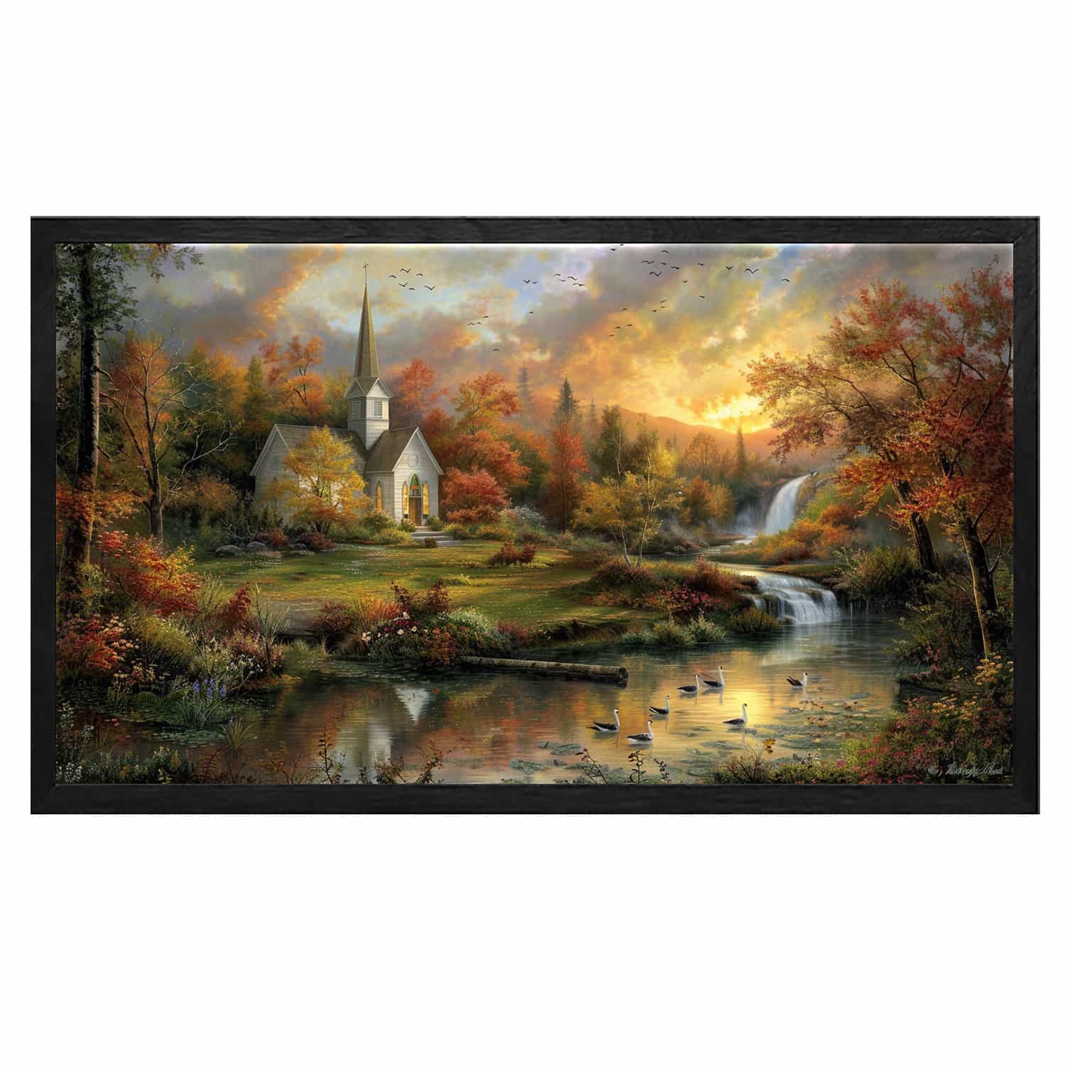 Village Canvas Art