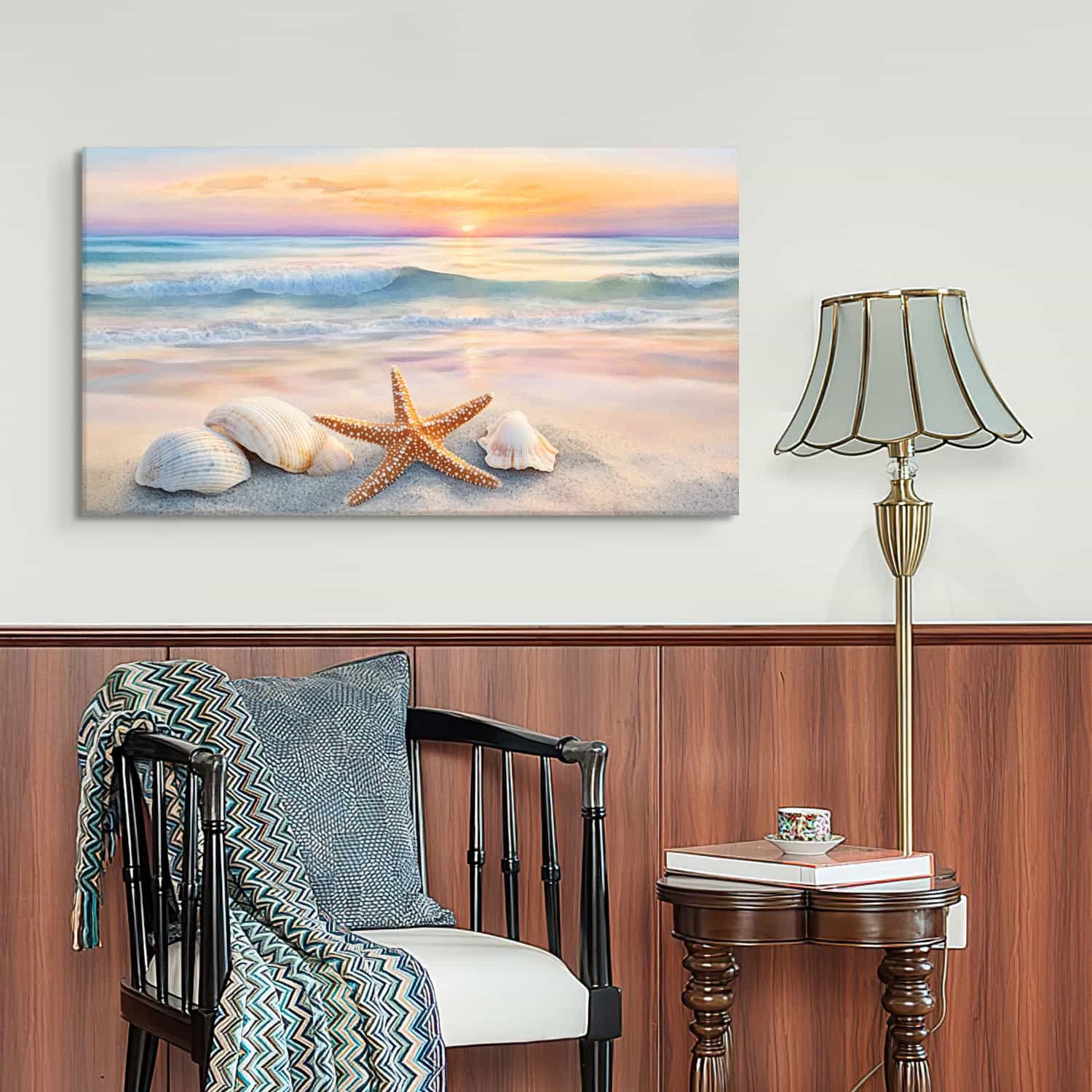 Seaside Rock Canvas Art