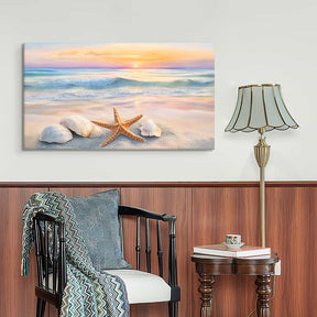 Seaside Rock Canvas Art