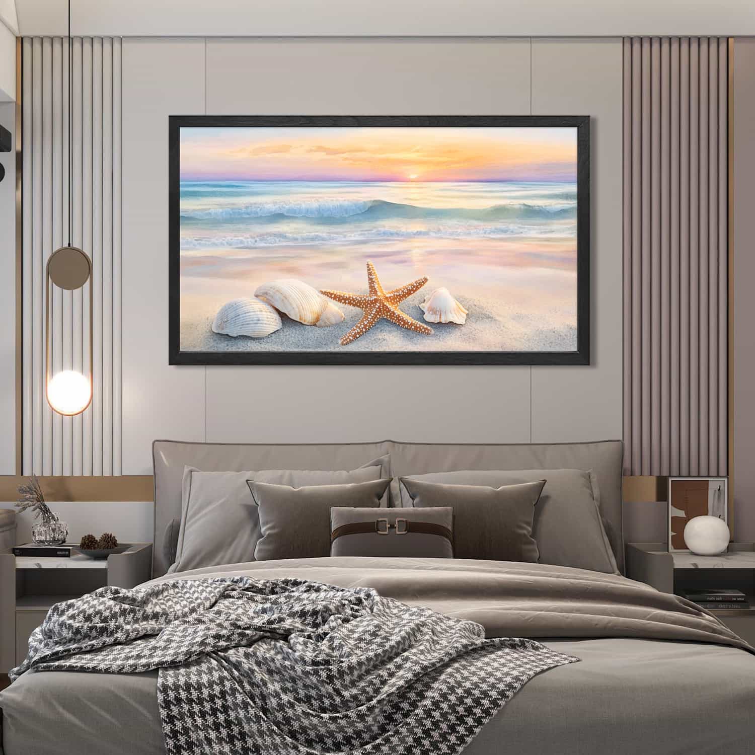 Seaside Rock Canvas Art