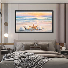 Seaside Rock Canvas Art
