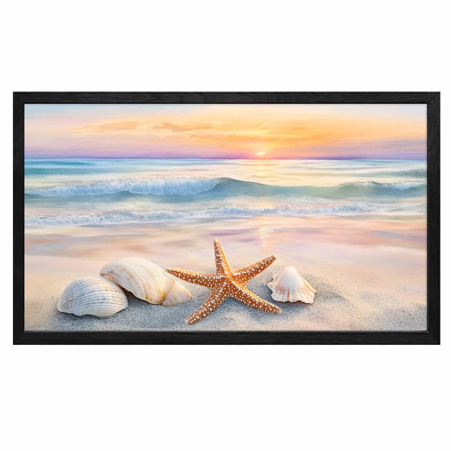 Seaside Rock Canvas Art