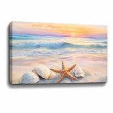 Seaside Rock Canvas Art