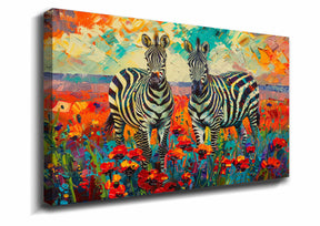 Zebra Canvas Art