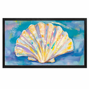 Colored Shell Canvas Art