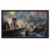 Santa Delivers Presents Canvas Art