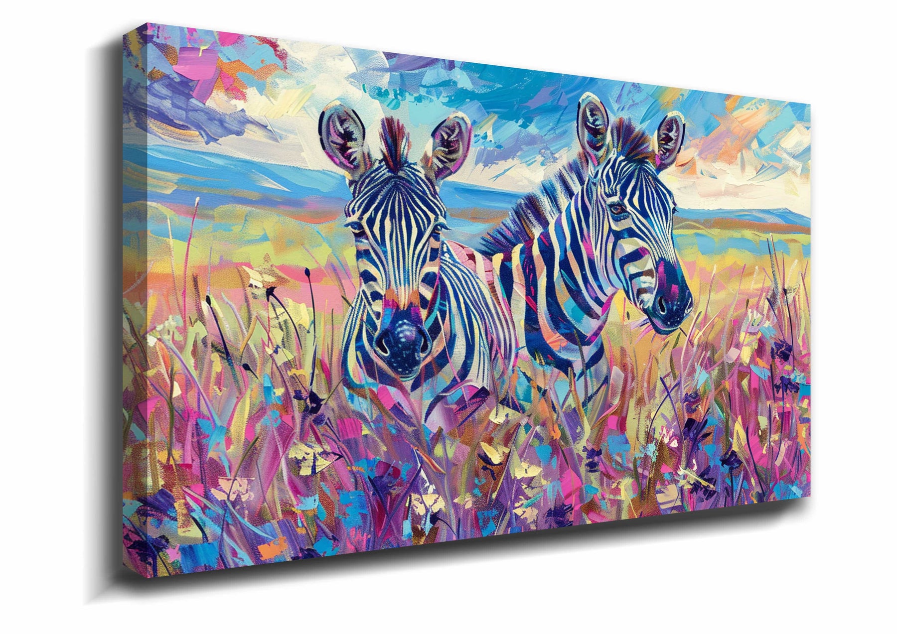 Zebra Canvas Art